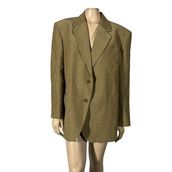 NWT Sandro Tan Oversized Blazer Jacket - Picture 10 of 16